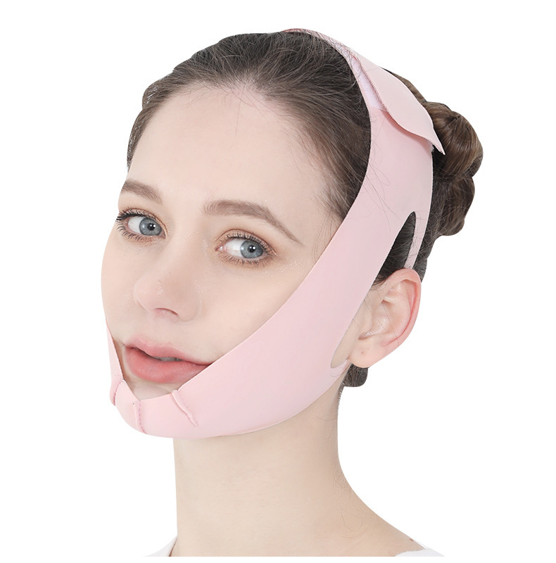 Picture of Thin face mask in stock thin face bandage V-face artifact lifting and tightening French pattern double chin drooping thin face carving