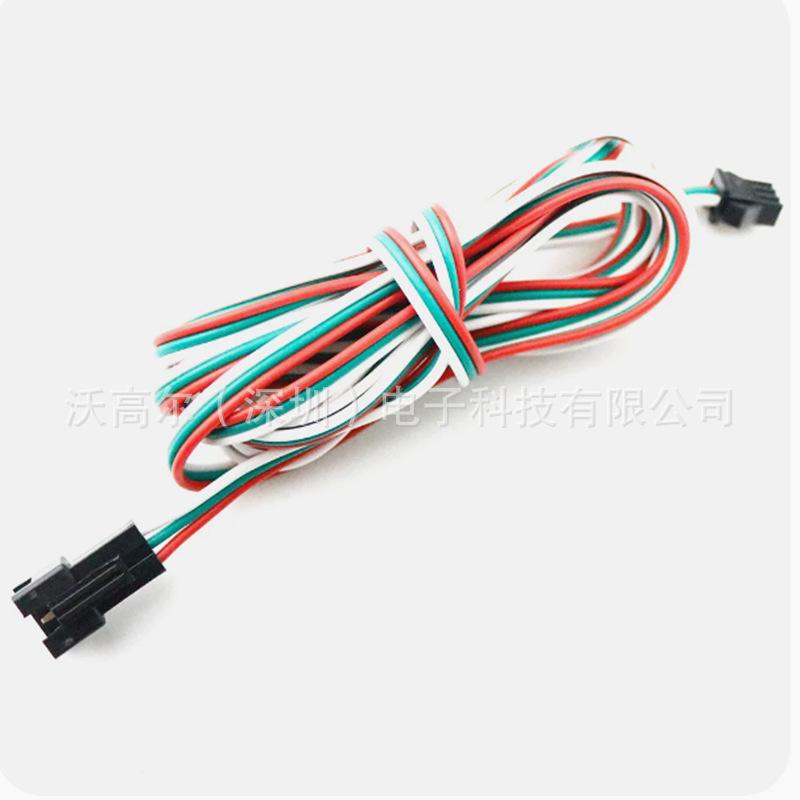 SM3P SM4P aircraft head male and female to plug extension line magic color RGB colorful LED light bar air connection line