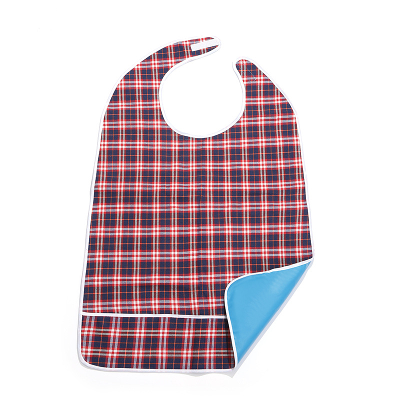 Picture of Four Seasons Adult Bib Double-Layer Waterproof Widened Large Eating Bib Saliva Towel Special Apron Bib for the Elderly
