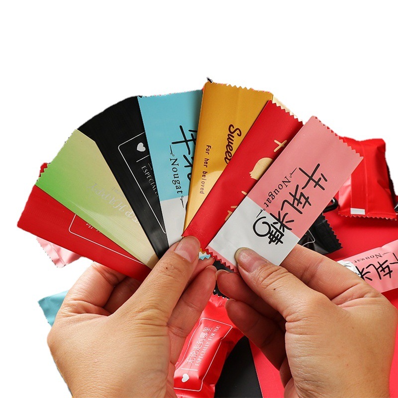 Manufacturer Wholesale Nougat Packaging Bags, Toffee Aluminum-Coated Frosted Mixed Style Fresh Candy Bags, Moisture-Proof