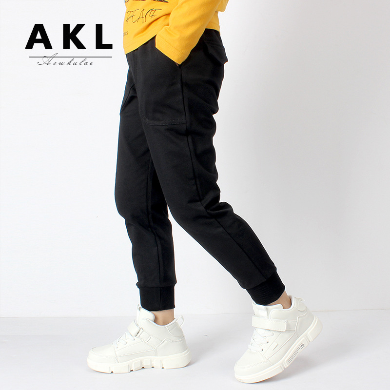 Picture of Spring and Autumn 2024 New Korean Style Boys' Sports Pants Large Children's Pure Cotton Casual Anti-mosquito Trousers Children's Pants