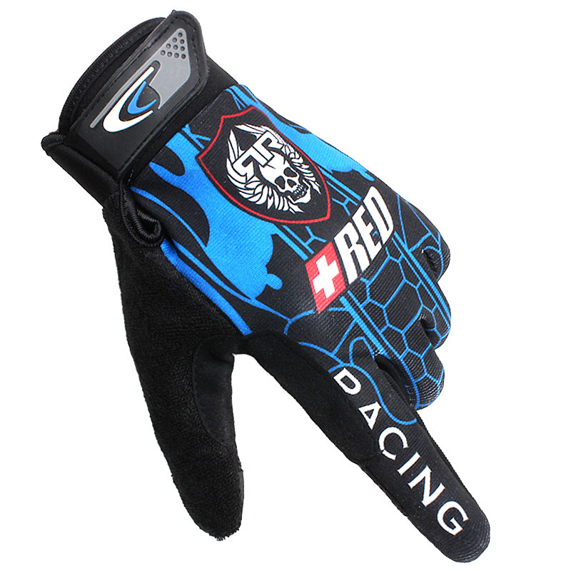 Picture of Cycling gloves for men and women students in spring and summer outdoor cycling non-slip touch screen breathable bicycle mountaineering full finger gloves