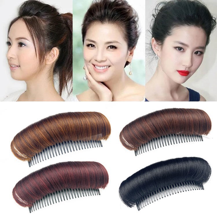 Wig Women's Short Hair Head Cushion High Fluffy Natural Head Hair Cushion Hair Root Invisible Coil Hair Heightening Artifact Headdress Hair Comb