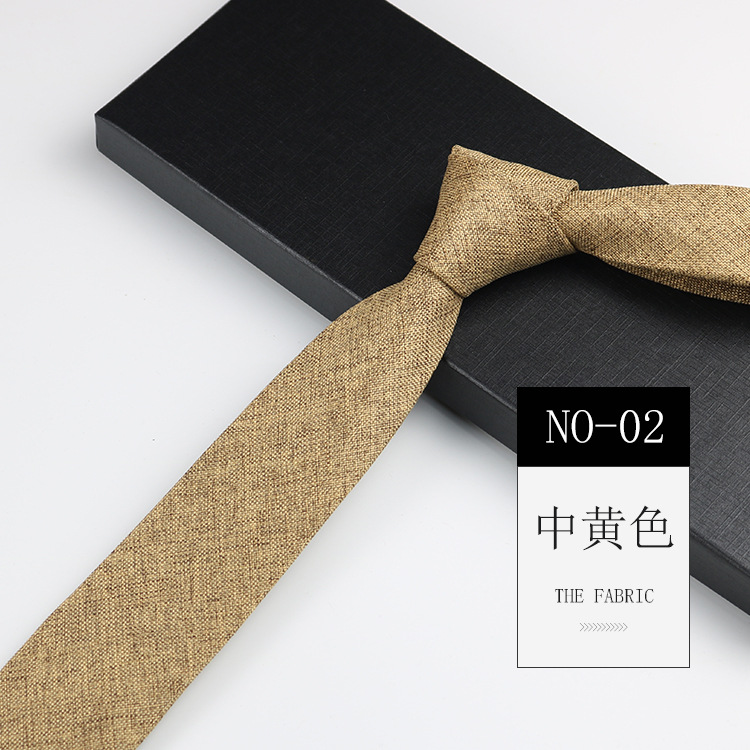 Picture of Men's formal wear for work professional Korean wedding groom artistic simple academic style blue gray 6cm hand tie