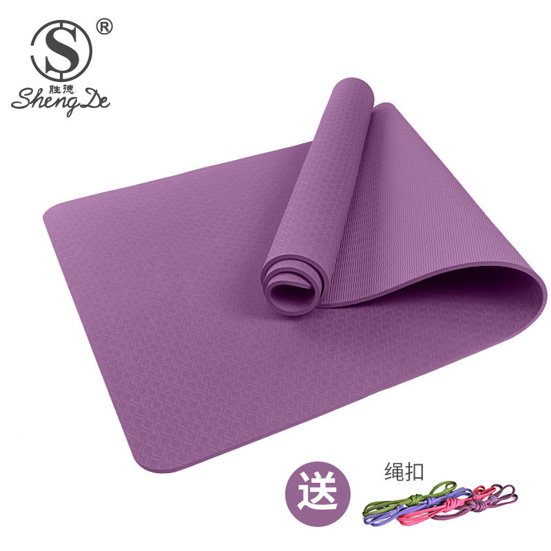 Picture of Widened 90CM Thickened 12mmTPE Yoga Mat Yoga Mat Fitness Mat Pilates Mat Floor Mat Factory Wholesale
