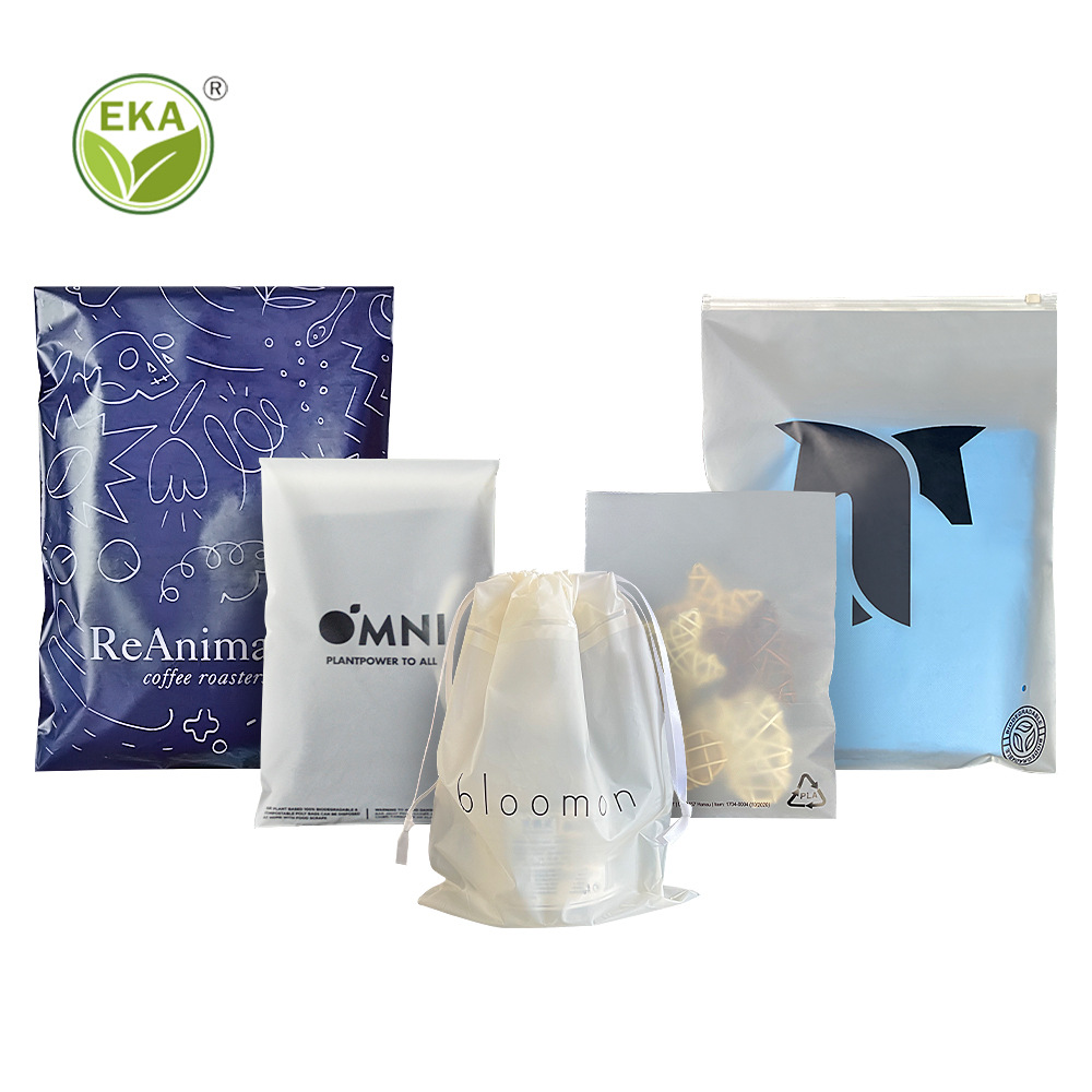 Degradable plastic bag clothing packaging bag sample