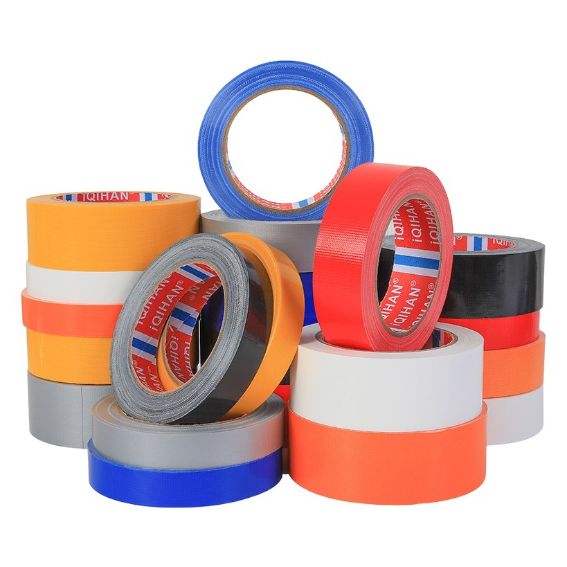 High Adhesive Cloth Base Tape Wholesale Strong Non-marking Windproof Tape Wedding Carpet Seam Fixed Colorful Cloth Base Tape