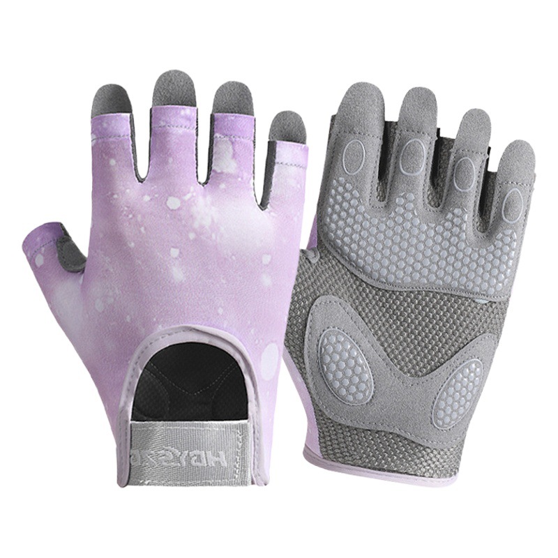 New sports gloves women's yoga fitness iron exercise non-slip shock-absorbing outdoor gloves wear-resistant breathable anti-Cocoon