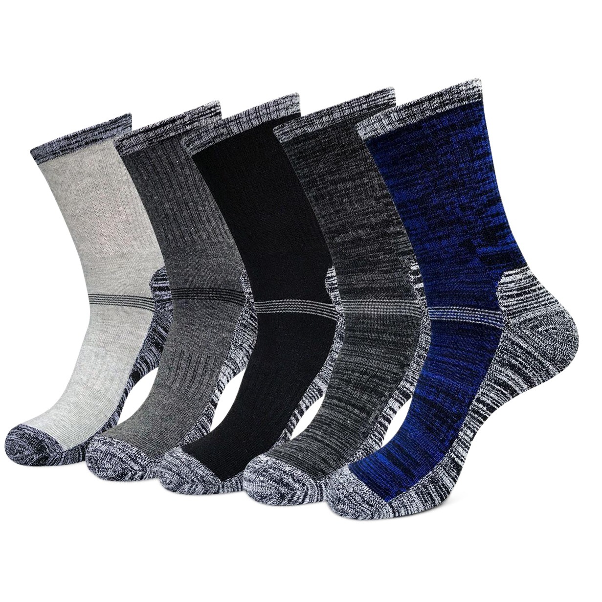 Plus Size Socks Men's Autumn and Winter Mid-Calf Men's Socks Cotton Socks Sports Socks European and American Adult Winter Thickeneded Towel Basketball Socks
