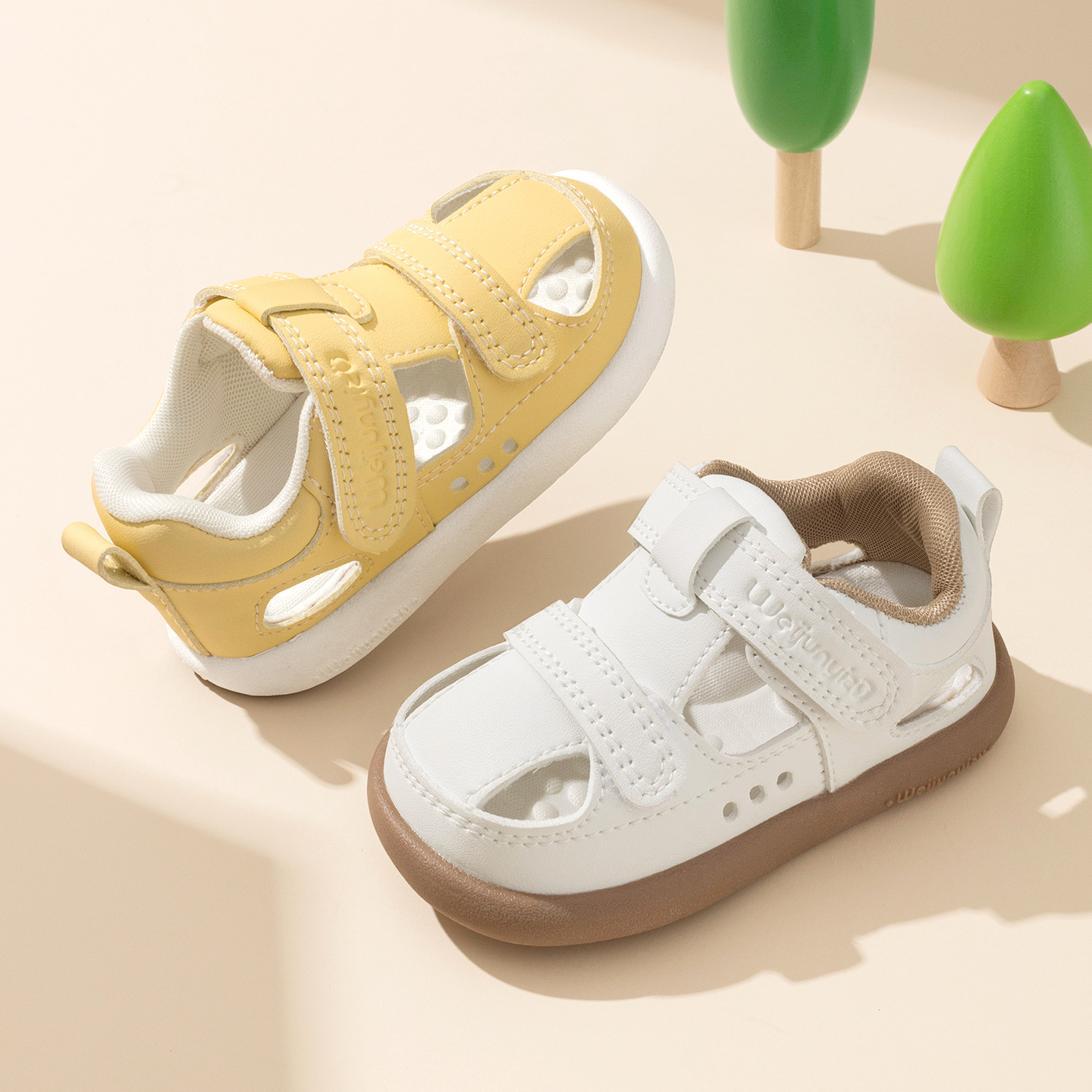 Baby sandals summer new boys toddler shoes soft sole non-slip 1-3 years old 2 baby shoes toe sneakers girls