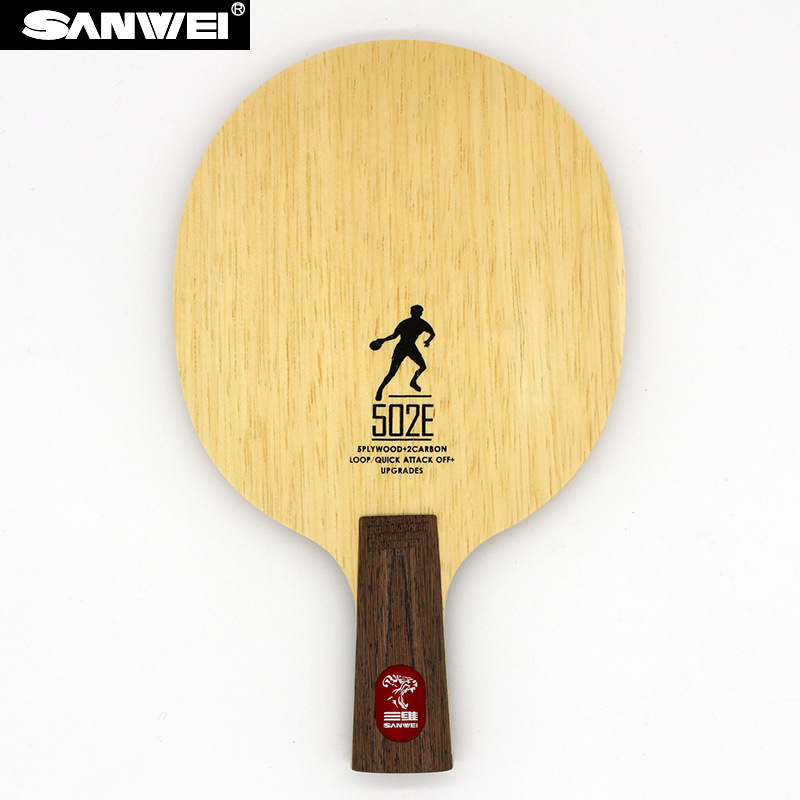 Picture of SANWEI three-dimensional 502E table tennis bottom plate five wood two carbon LD comprehensive attack table tennis racket bottom plate horizontal racket
