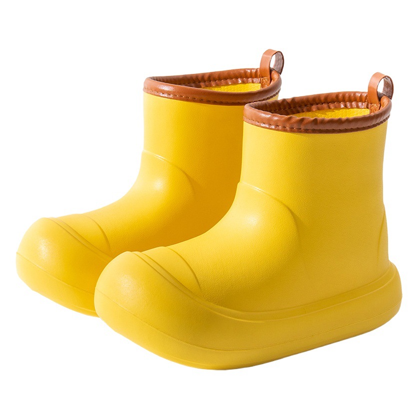 Rain Boots 2024 New Outer Wear Thick-Soled High-Top Fashion Family Non-Slip Waterproof Rain Boots Internet Celebrity Outdoor Four-Season Rubber Shoes