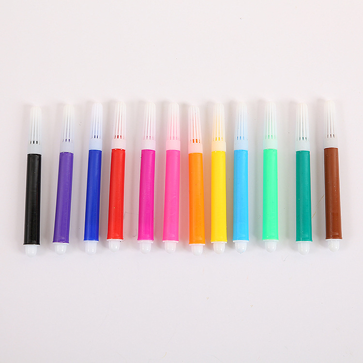 Picture of Factory children's art supplies washable color brush graffiti pen 3/4/5/6/8 color bag children's watercolor pen