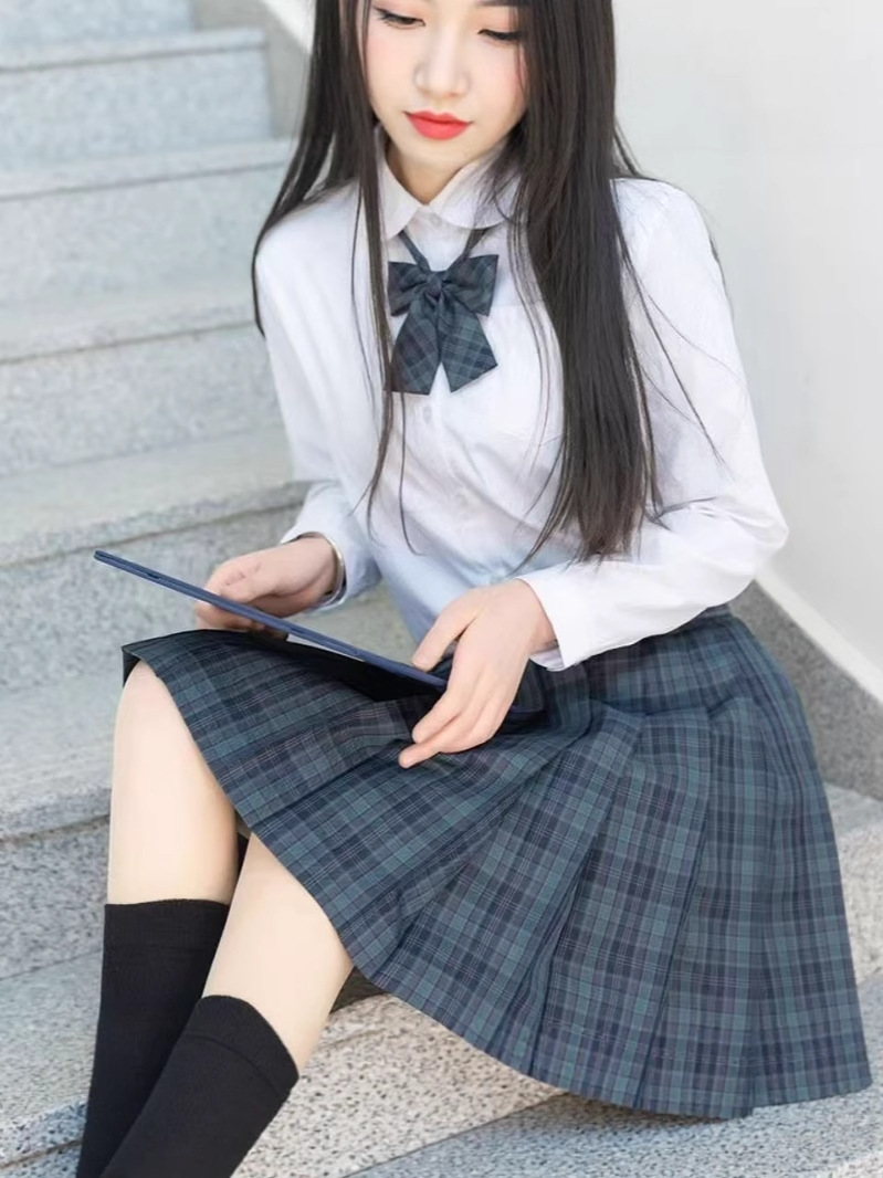 Picture of Vivienne Genuine JK Dress Student Japanese School Long Dress Female Orthodox Short Skirt Japanese JK Uniform