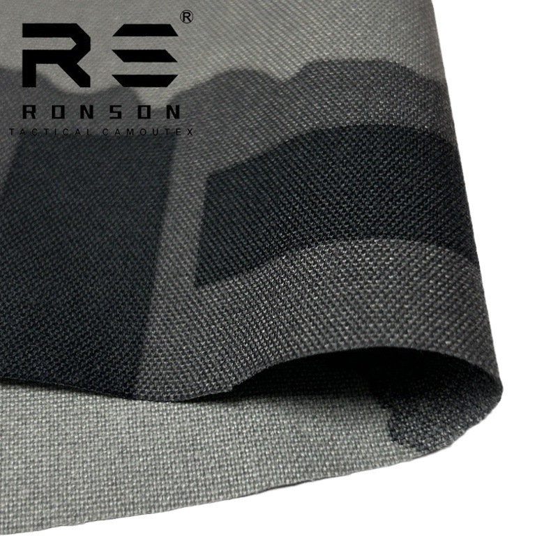 Rongsheng T-BLOCK city gray 500D nylon pull-up fabric waterproof wear-resistant luggage irr anti-infrared cloth
