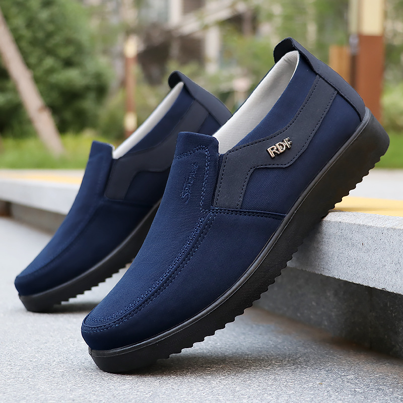 Picture of Factory wholesale plus size polyurethane cloth shoes old Beijing cloth shoes waterproof wear-resistant lightweight one-foot casual shoes for the elderly