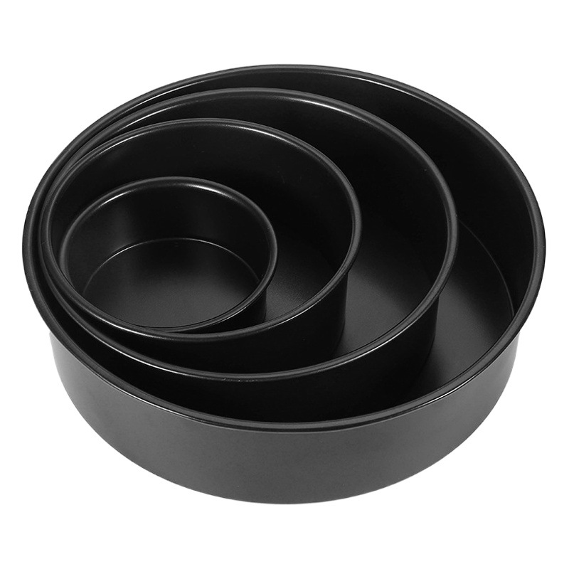 Cake Mold 4 Inches 6 Inches 8inch 10inch Non-Stick Live Bottom Carbon Steel Chiffon Baking Tool Oven Round Cake Plate
