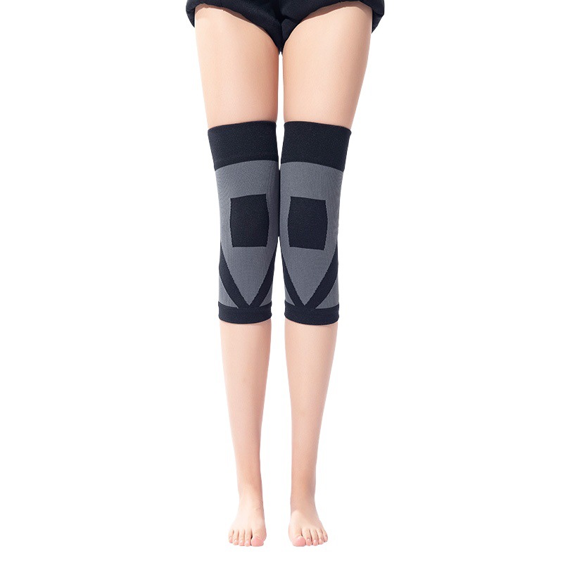 Japanese Knitted Graphene Knee Pads Warm Riding Knee Pads Joint Leg Pads Non-slip Sports Knee Pads Warm Cold Protection