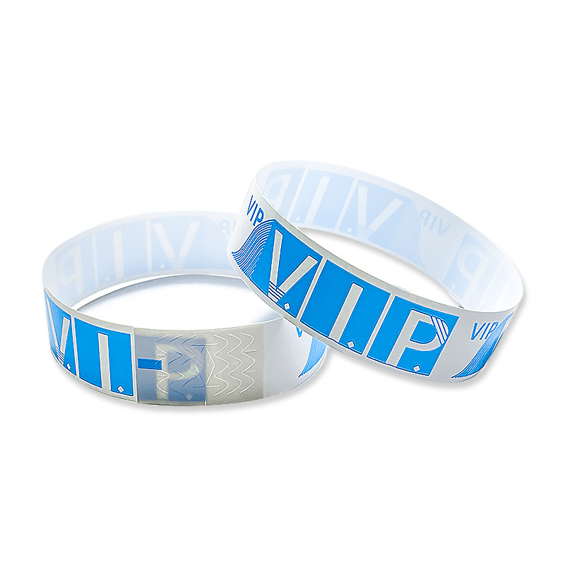 Picture of In stock disposable bracelet playground children's paradise color identification band PP synthetic paper outdoor waterproof wrist strap