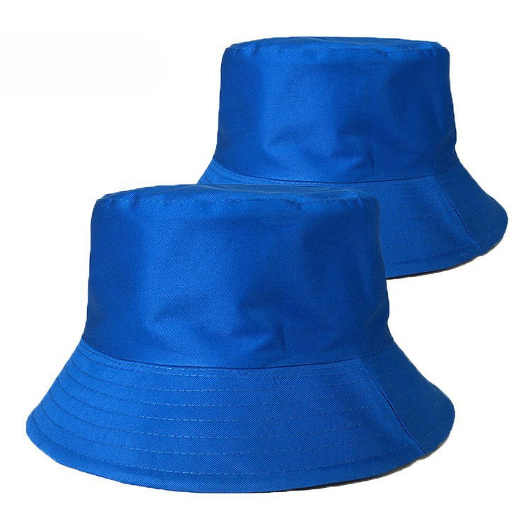Picture of Cross-border adult fisherman hat solid color custom logo embroidery printing fisherman hat sunshade light plate custom basin hat