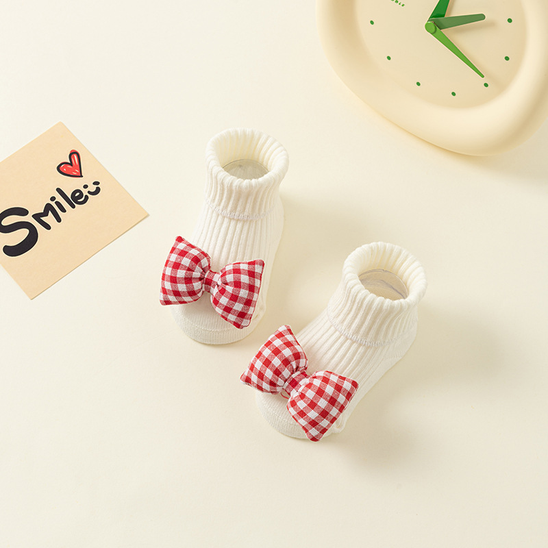 Picture of Newborn baby socks class a cotton spring and autumn non-slip boys and girls baby cartoon doll tube floor socks wholesale 1