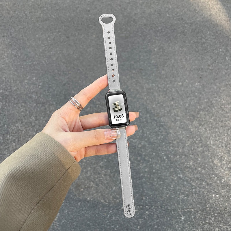 Picture of For Huawei Bracelet 9/8/7NFC Edition Strap Huawei band6pro Bracelet Leather Glory Bracelet 7 Men and Women