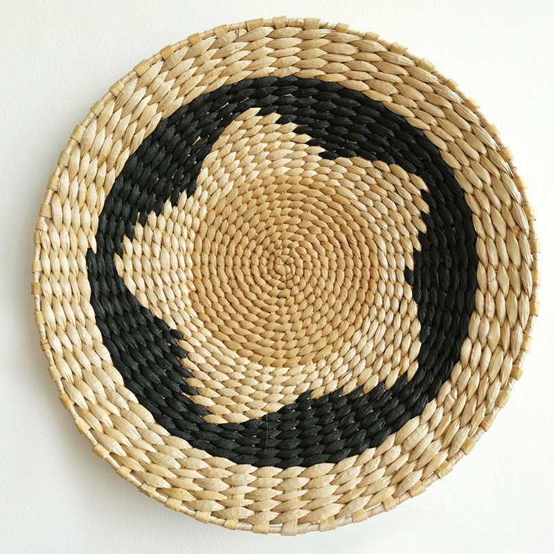 Picture of Bohemian Style Wall Decoration Straw Wall Decoration Background Wall Decoration Wall Hanging Sofa Bedside Hand-woven Wall Hanging