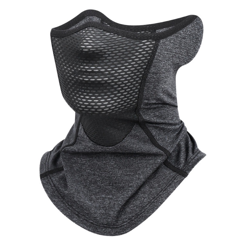 Summer New Ice Silk Sun Protection Hood Women's Cycling Mask Men's Summer Outdoor Sunshade Breathable Motorcycle Face Mask Scarf