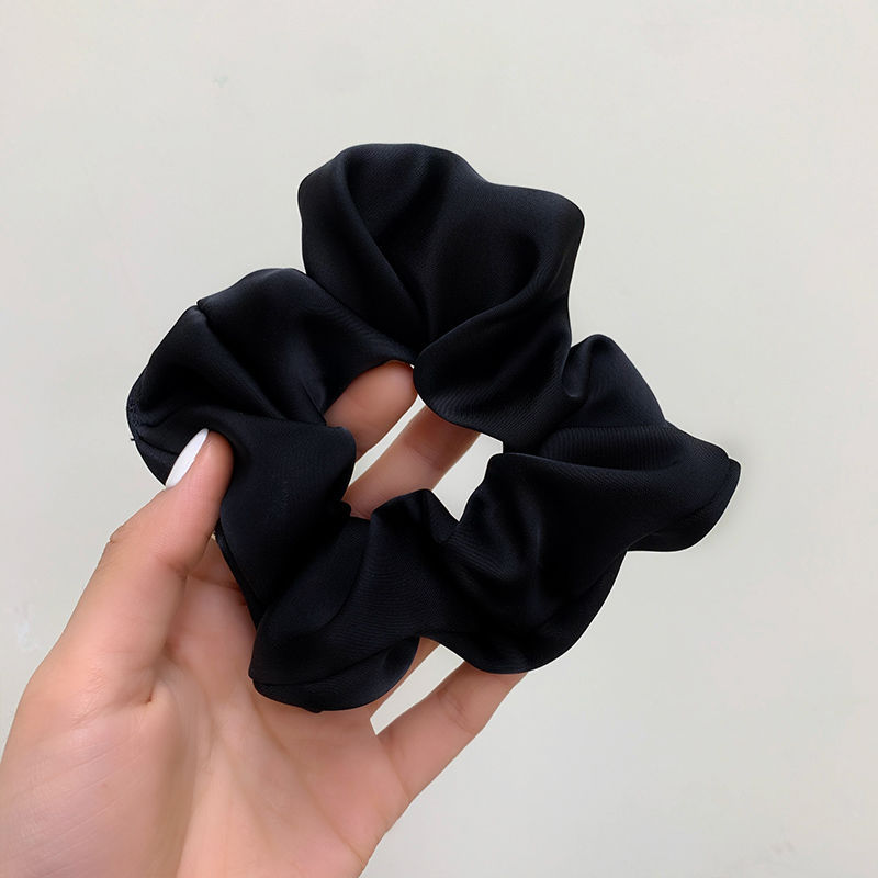 Picture of South Korea high-end feeling retro large intestine hair ring female temperament ball head rubber band hair rope elegant ponytail head rope