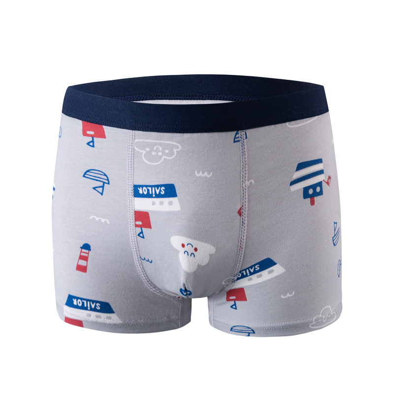 Picture of Children's Underwear Men's Boxer Cotton Big Children's Wholesale Student Shorts Boys a Cartoon Children's Four Corners