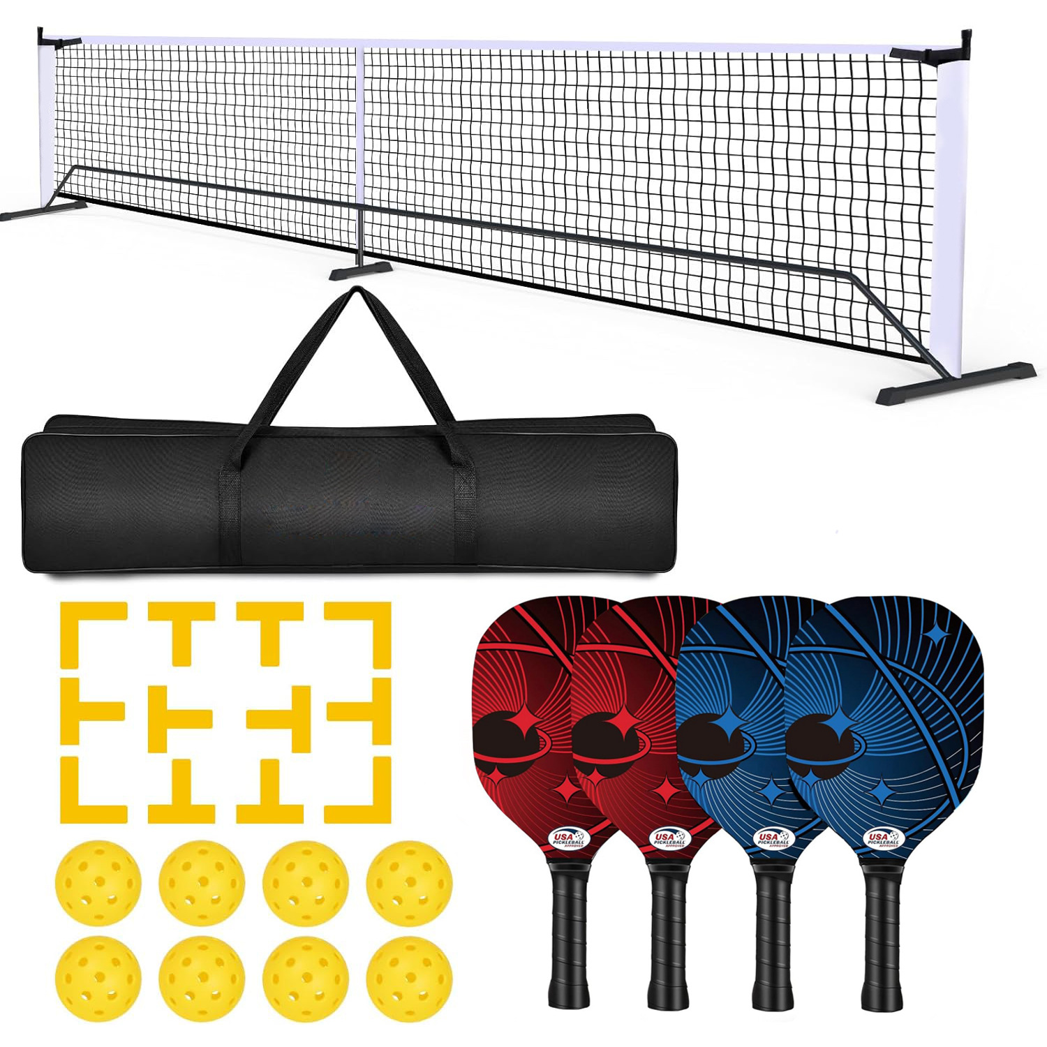 Picture of New Referee Sports Field Boundary Line Pickleball Court Boundary Marking Set Sports Auxiliary Accessories Marker