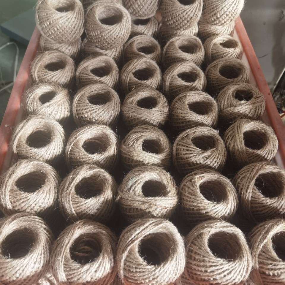 Hemp ball 50g 100g individually packed hemp ball fiber rope packing rope outside single packing