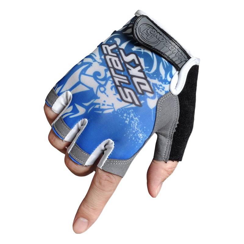 Cross-border outdoor fitness sports half finger gloves men and women breathable thin non-slip cycling bicycle gloves manufacturers wholesale