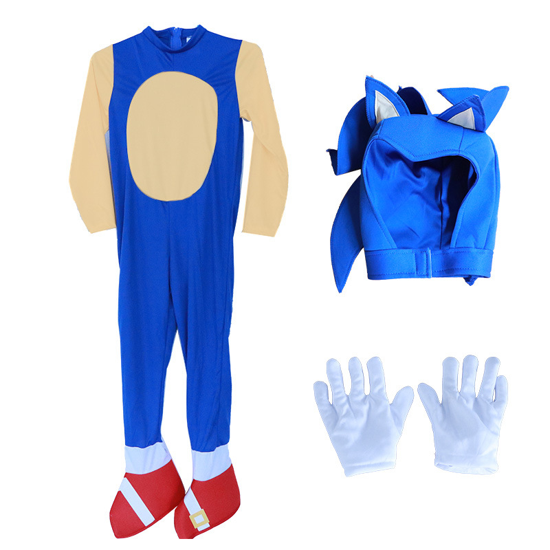Picture of Halloween Sonic Costume Children's Cosplay Cospla Super Sonic Mouse Costume Hedgehog Sonic Kid Clothes