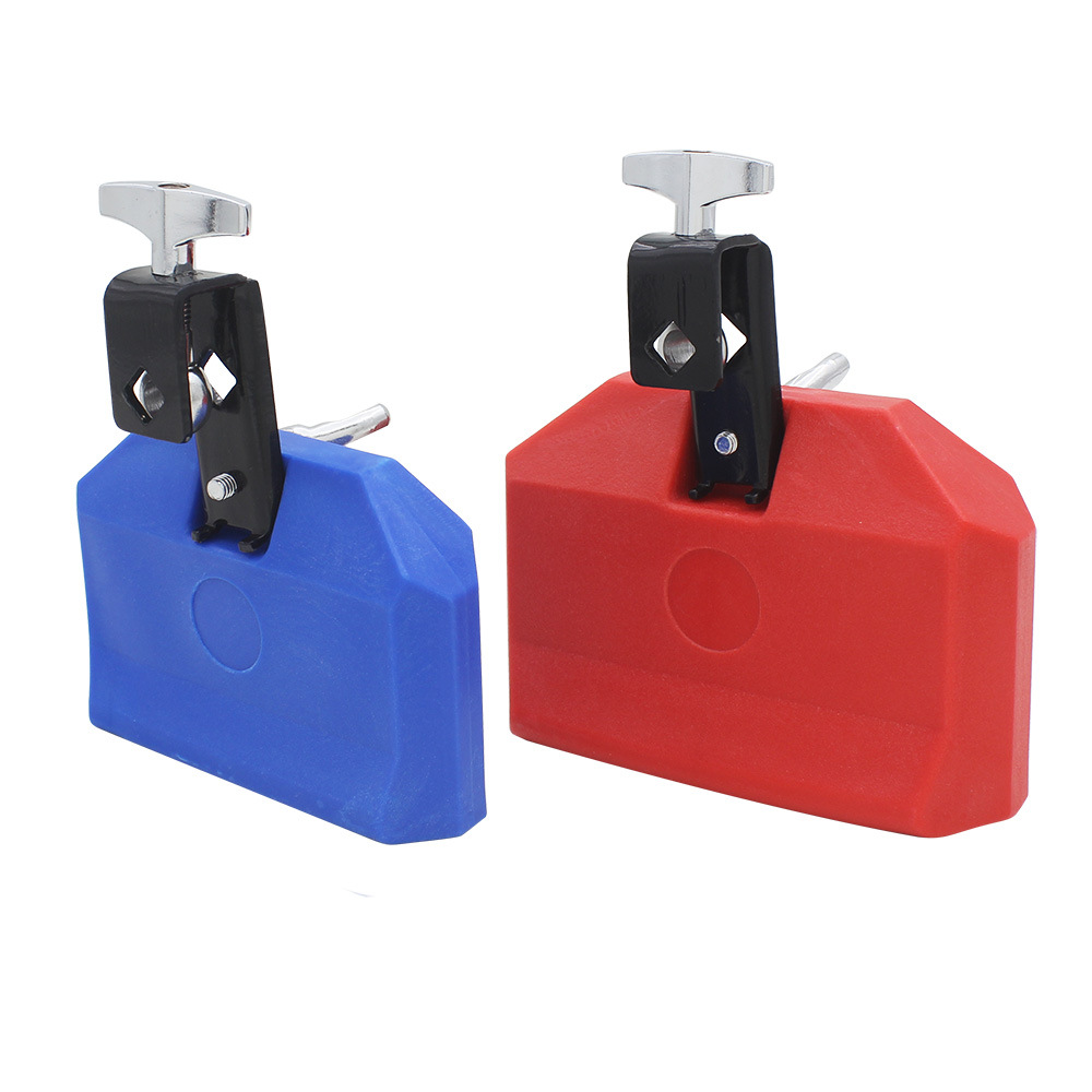 Picture of Orff percussion instrument ABS square clapper plastic cow bell high bass clapper drum set accessories wooden fish clapper