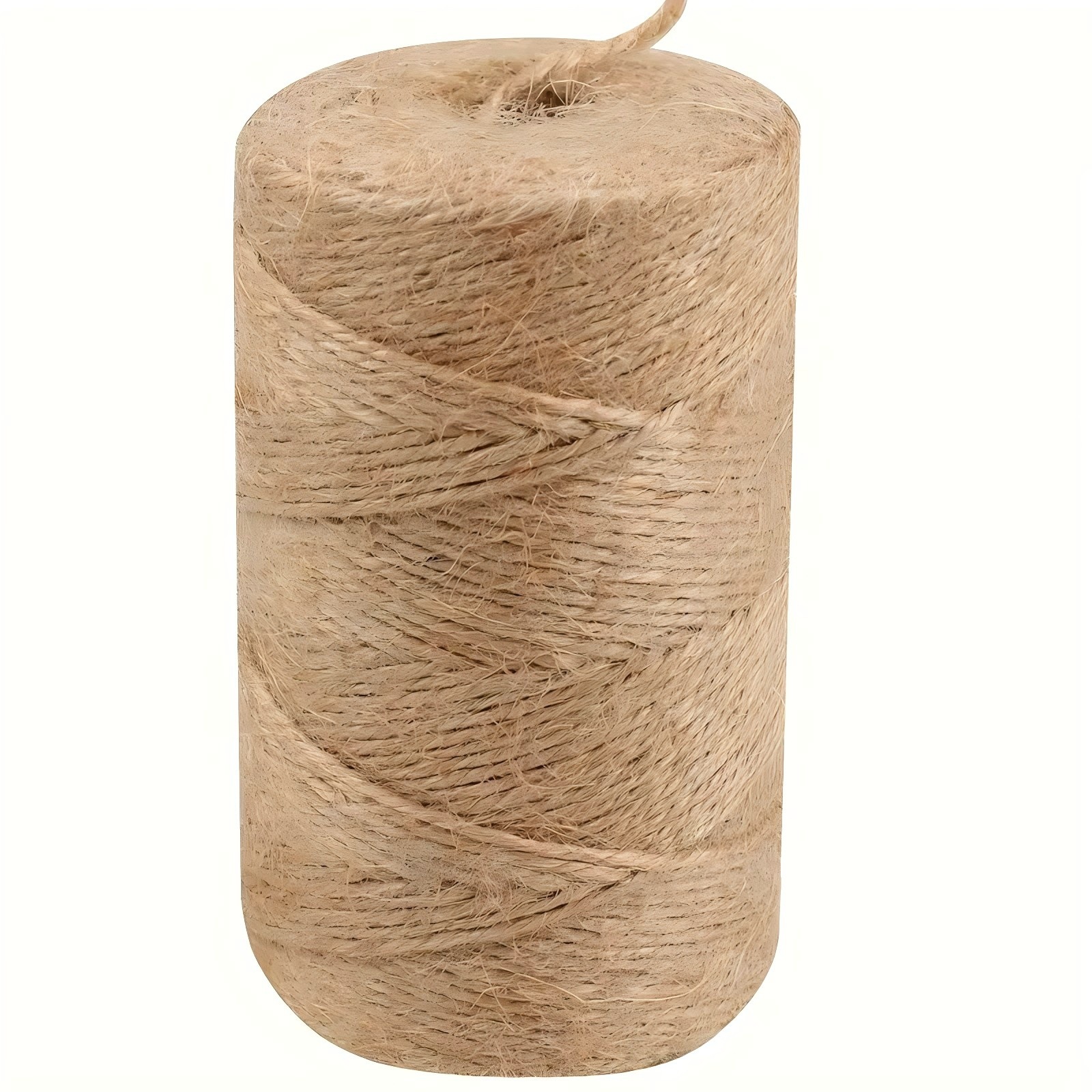 Cross-Border 2-Strand Hemp Rope Cylindrical DIY Handmade Rope Braided Hemp Rope Packaging Binding Rope Linen Thick Hemp Rope 100m