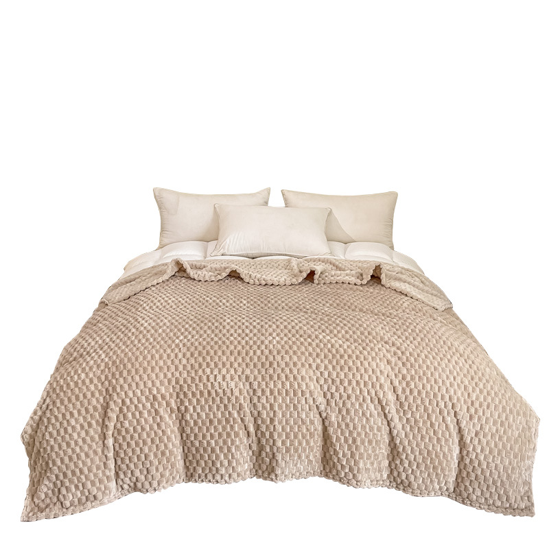 Picture of Tortoise Velvet Blanket Winter Thickened Velvet Nap Cover Blanket Bed Sheet Dormitory Student Coral Flannel Quilt