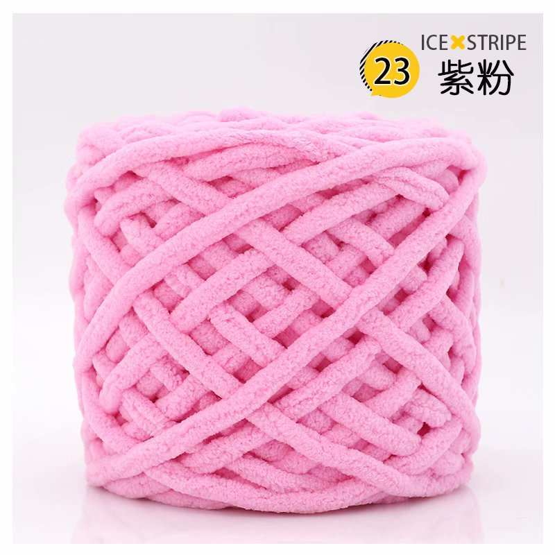 Picture of Ice Strip Thread Single Strand Thick Stick Needle Thread Knitting Blanket Slipper Thread Scarf Hat Scarf Thread Manufacturer Wholesale Worsted