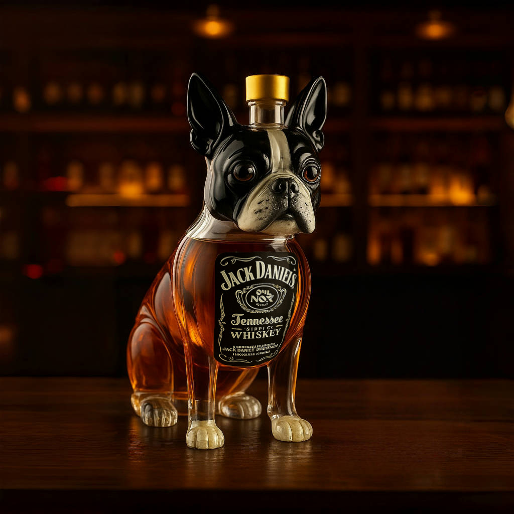 Independent Station New Cross-Border Animal Whiskey Decanter Boston Terrier Dog Animalwhiskeybottle