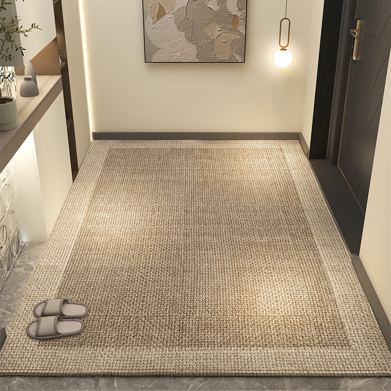 Floor Mat Entrance Door Entrance Carpet Doorway Home Door Mat Non-Slip Living Room Light Luxury Advanced Entrance Mat Can be Cut