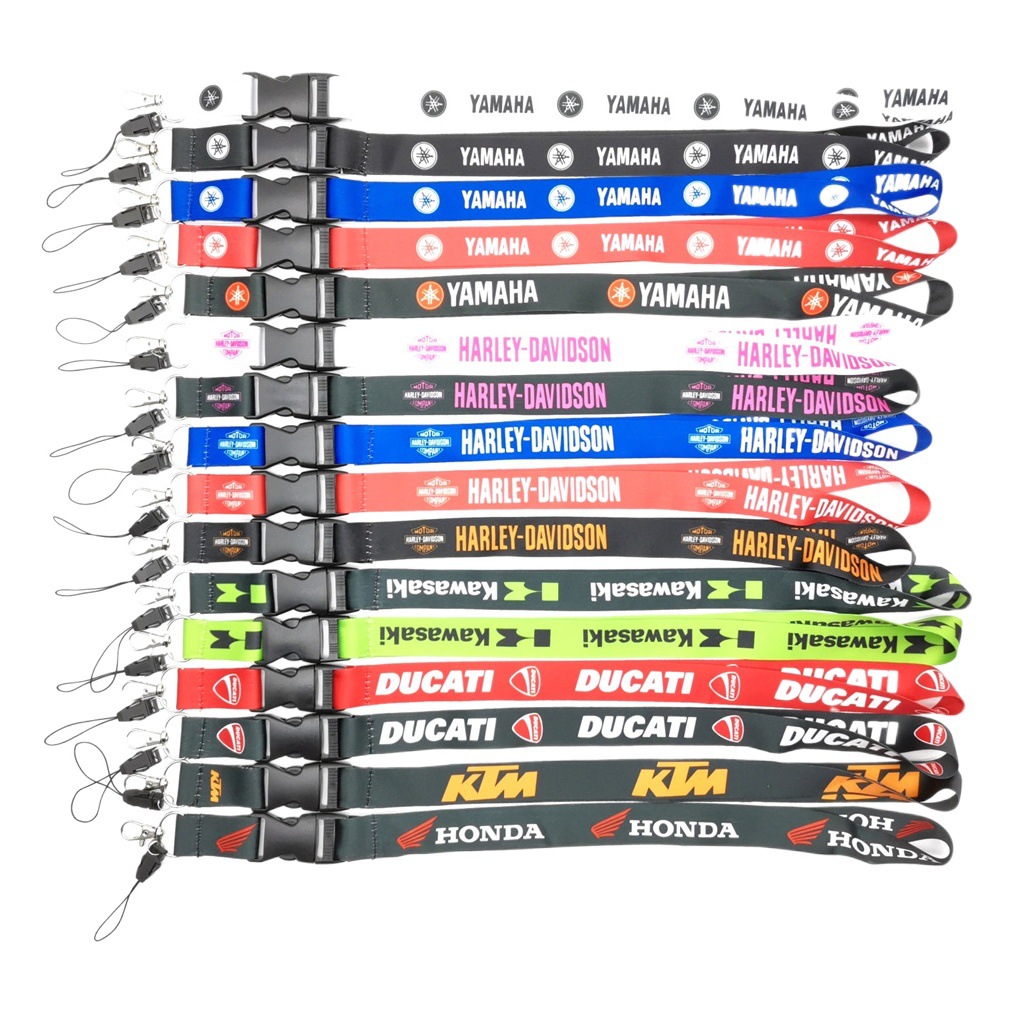 Motorcycle logo motorcycle culture buckle halter lanyard work permit suitable for Kawasaki Honda Yamaha KTM