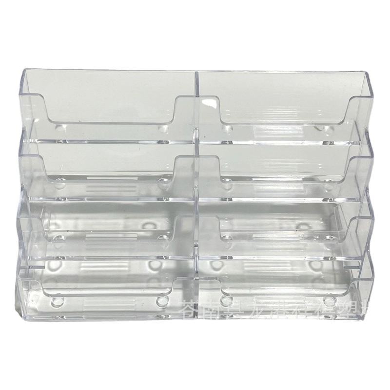 Office Transparent Desktop Business Card Box Special for Exhibition Multi-layer Business Card Box Seat 4-Layer 8-grid 8-grid Business Card Box