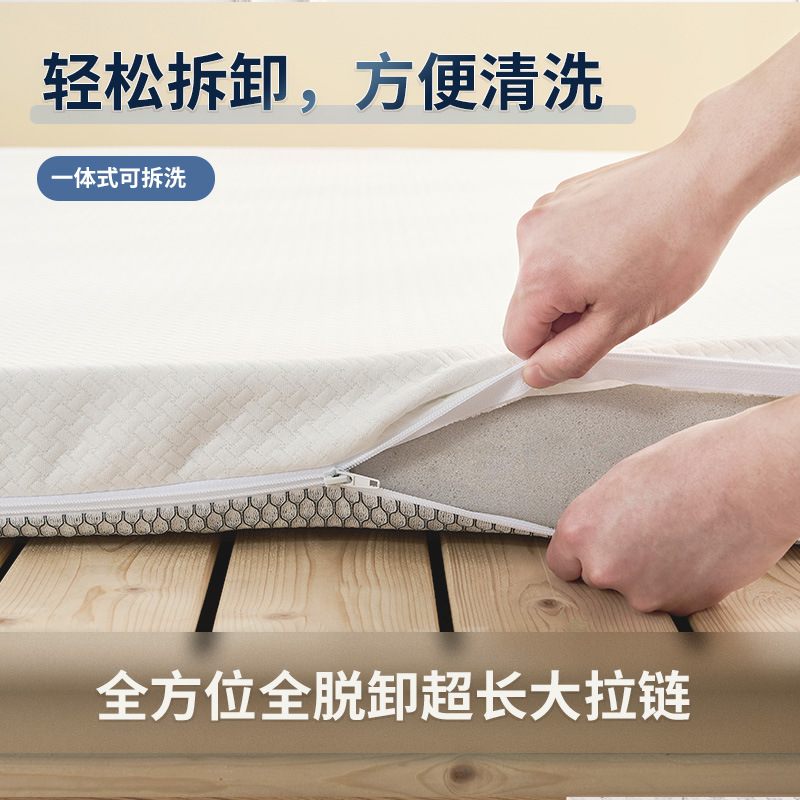 Picture of Removable Sponge Mattress for Single or Double Use, Soft Pad for Hotel Tatami, Student Dormitory, Rental Apartment, Thickened and Comfortable