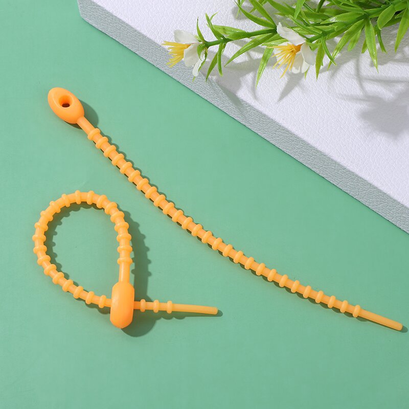 Picture of Nylon Cable Tie Silicone Cable Tie DIY Keychain Jewelry Bag Blind Box Pendant Strap Data Lanyard Winch