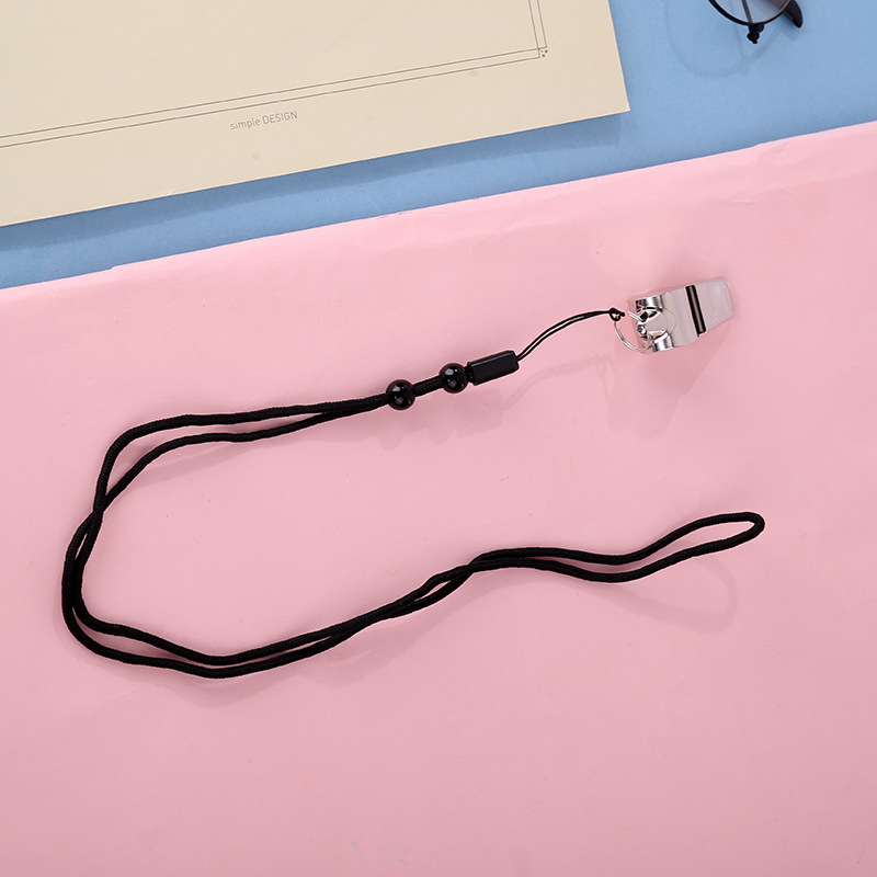 Picture of Deli Angnet F1306 Metal Whistle Sports Class Whistle Referee/Coach Available Stainless Steel Whistle