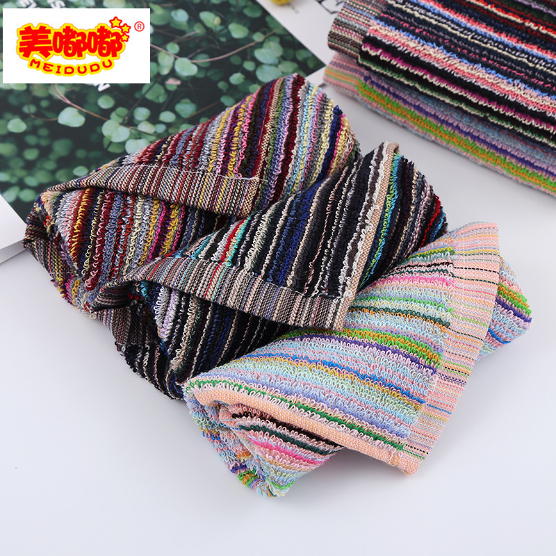 Cotton square towel running Jianghu dark black strip for hygiene 2 yuan shop stall goods wood fiber strands 30 dishwashing cotton square towel