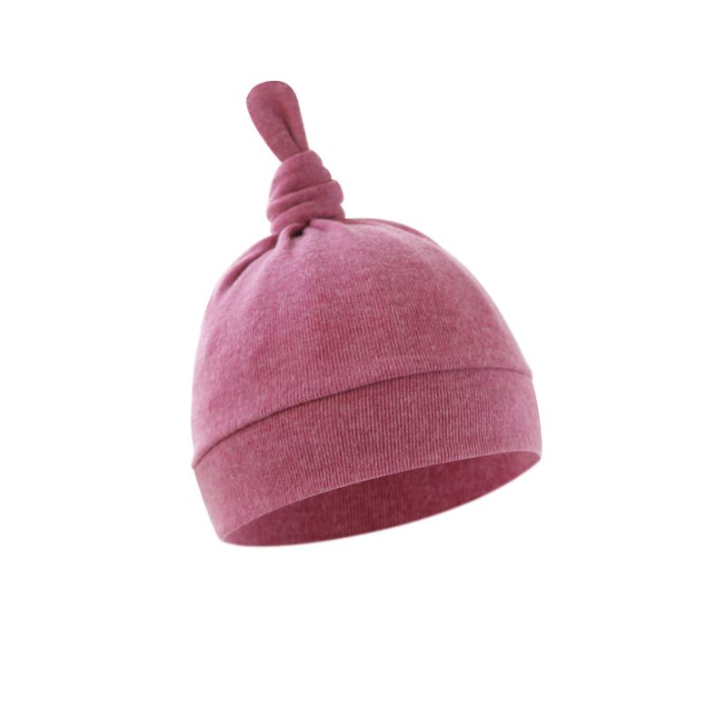 Picture of 2023 foreign trade baby pacifier hat single layer baby chirp hat baby tail hat children pullover hat
