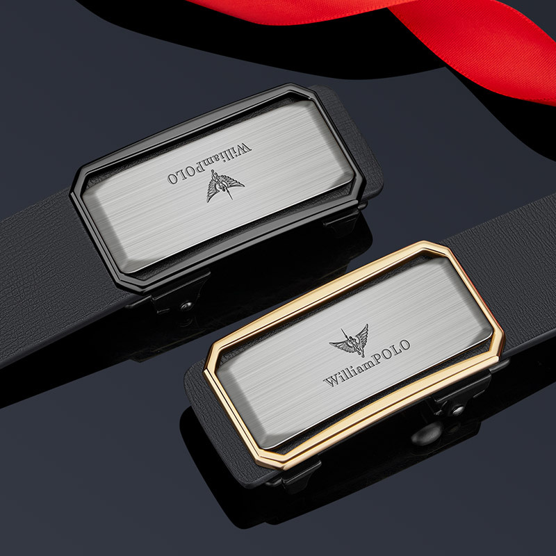 Picture of King Paul Belt Men's Business Fashion Two-layer Cowhide Men's Belt Automatic Buckle Cowhide Belt Wholesale