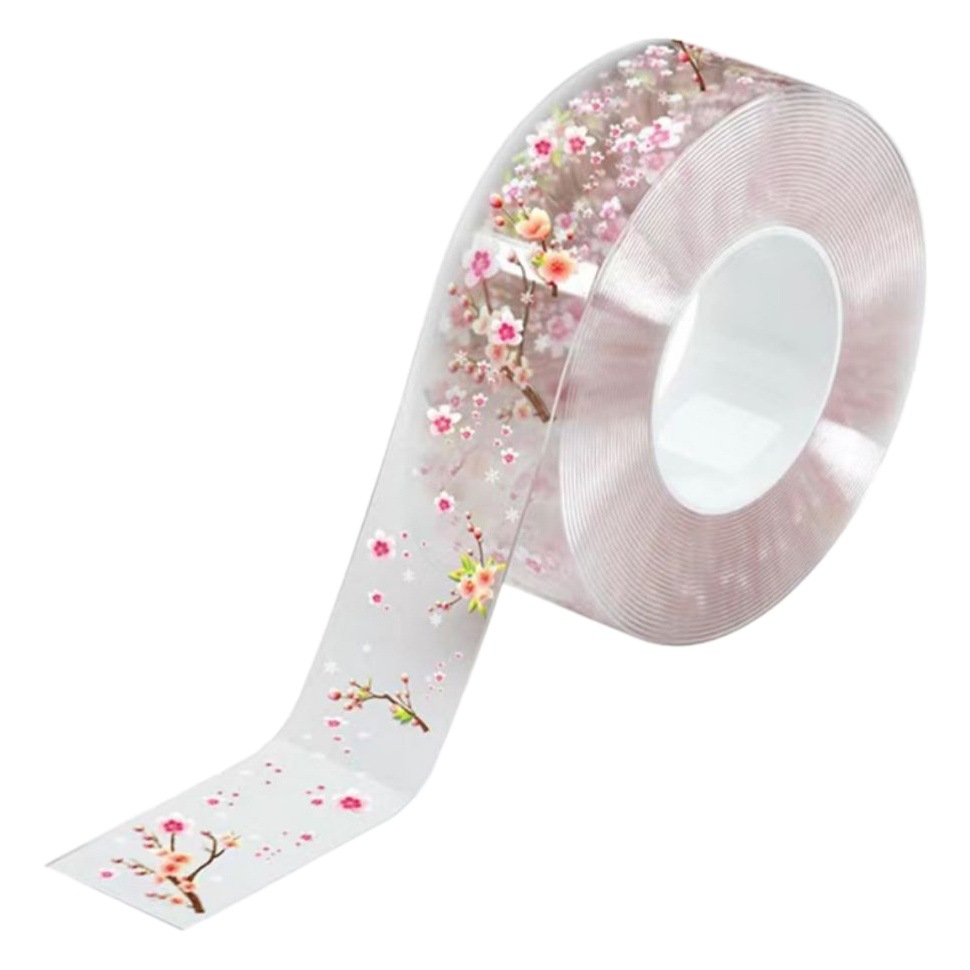 Pure transparent printing mildew-proof waterproof tape gap kitchen stove bathroom toilet wall corner waist line with beautiful stitching stickers