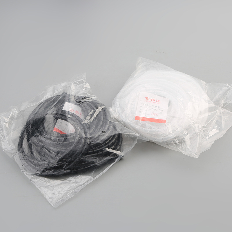Picture of Factory insulated winding pipe power wire storage wrapped wire PE storage wire harness spiral protection wire organizer Bobbin